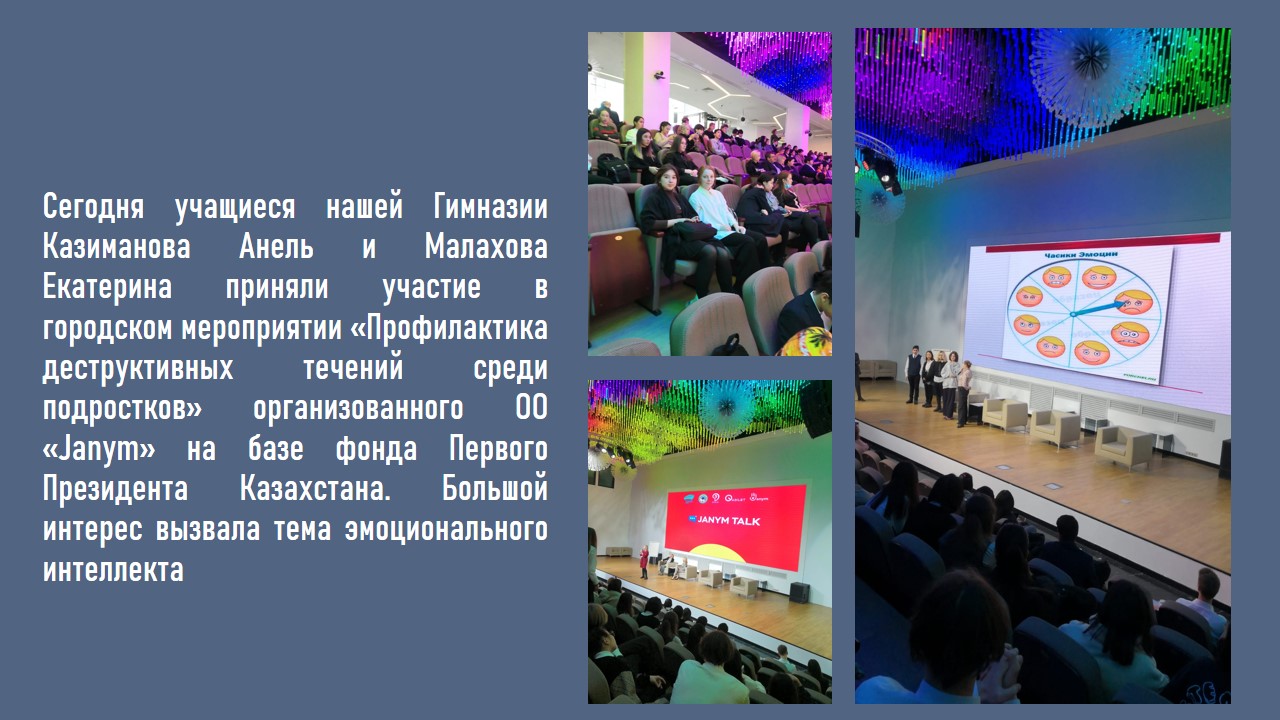 Городское мероприятие «Профилактика деструктивных течений среди подростков»