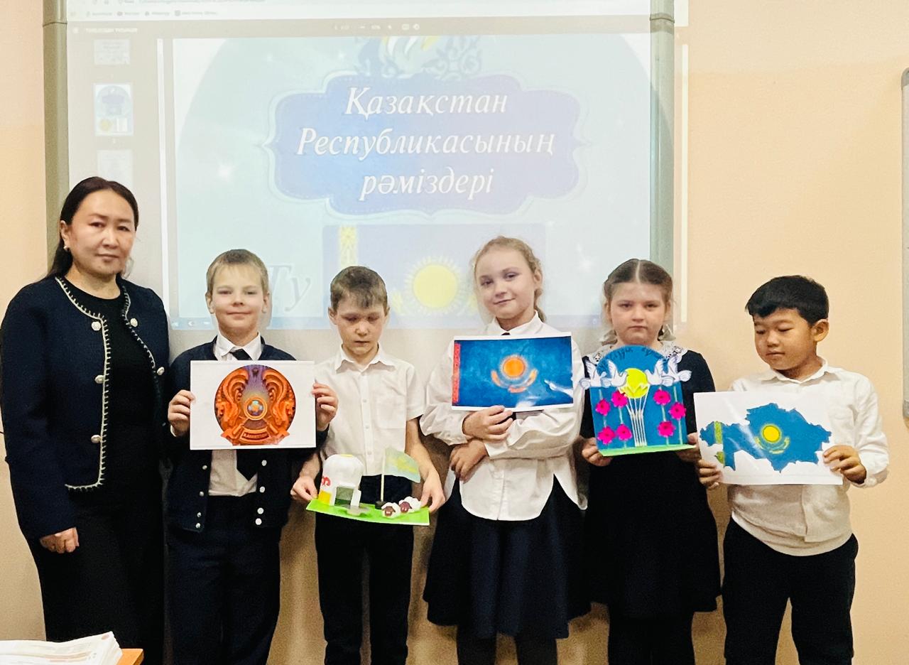 Тәуелсіздік күніне орай 2 “А” сыныбында қолөнер бұйымдарын жасау іс-шарасы өтті