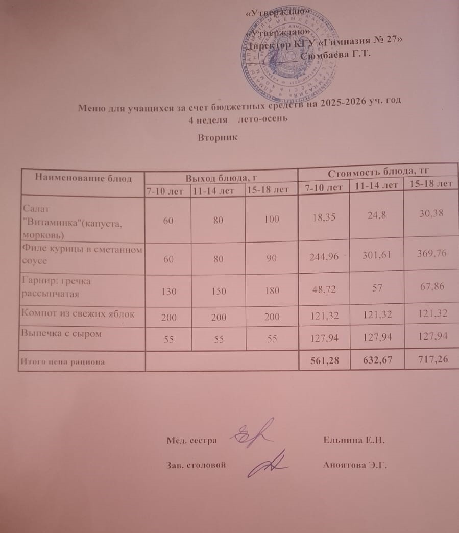 4 апта 2 күн/ 4-я неделя2-й день