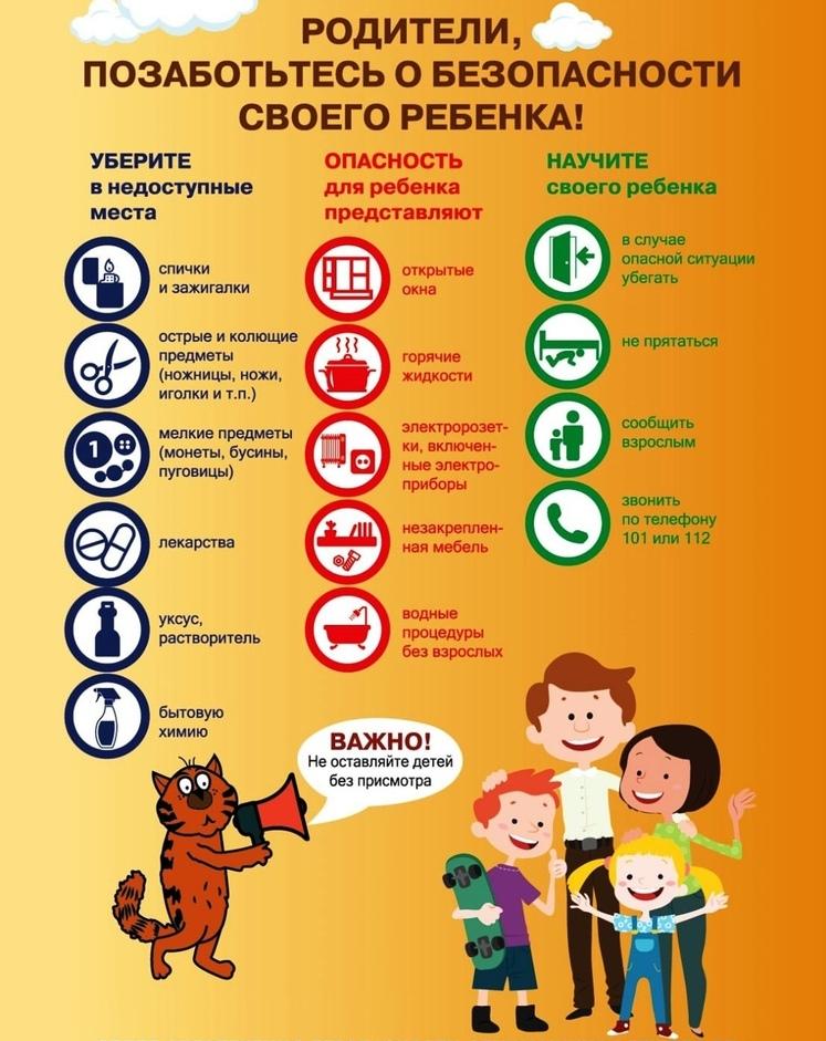 Памятка об общей безопасности ребёнка