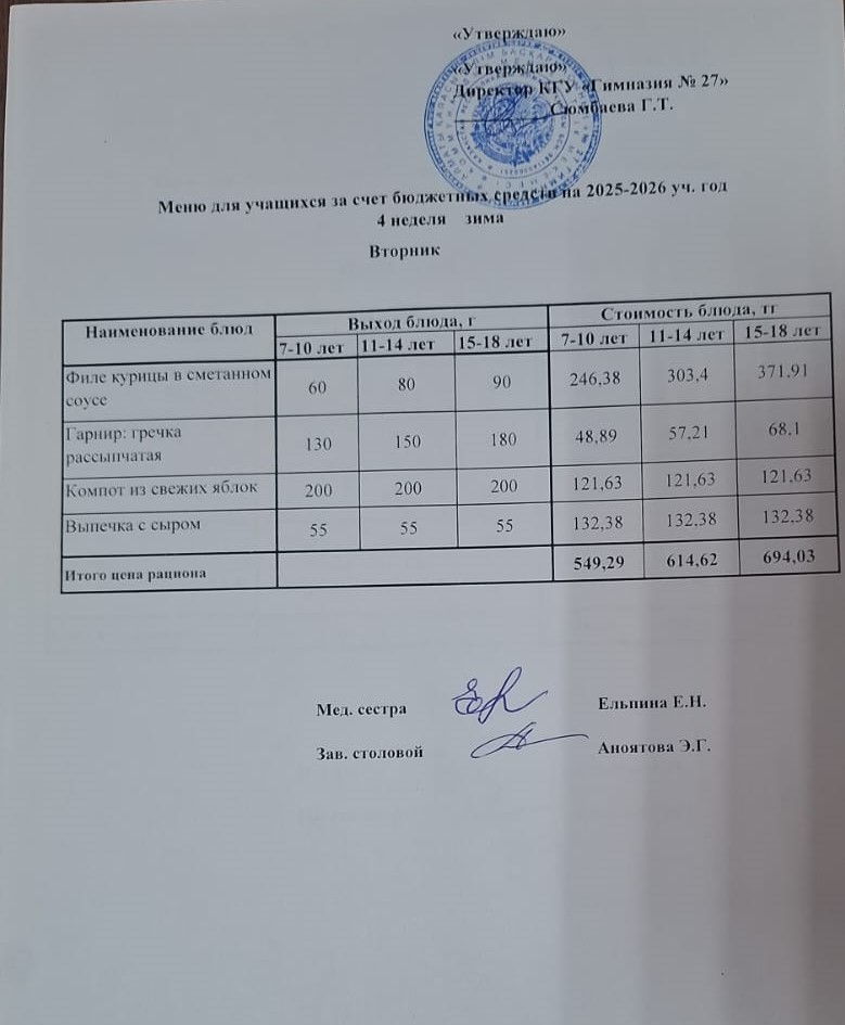 4 апта 2 күн/ 4-я неделя 2-й день