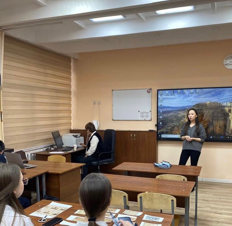 Swiss Institute of Technology and Etrepreneurship (SITE, Женева, Швейцария) өкілімен кездесуі. Встреча с представителем Swiss Institute of Technology and Etrepreneurship (SITE, Женева, Швейцария).