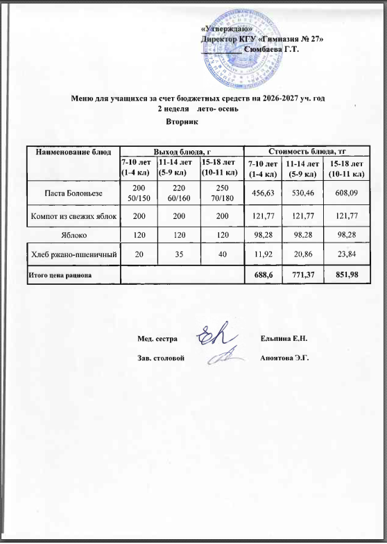 2 апта 2 күн/ 2 неделя 2 день